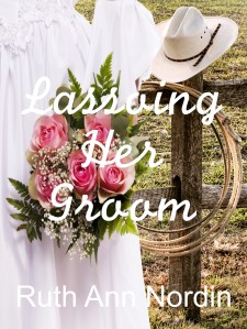 lassoing her groom